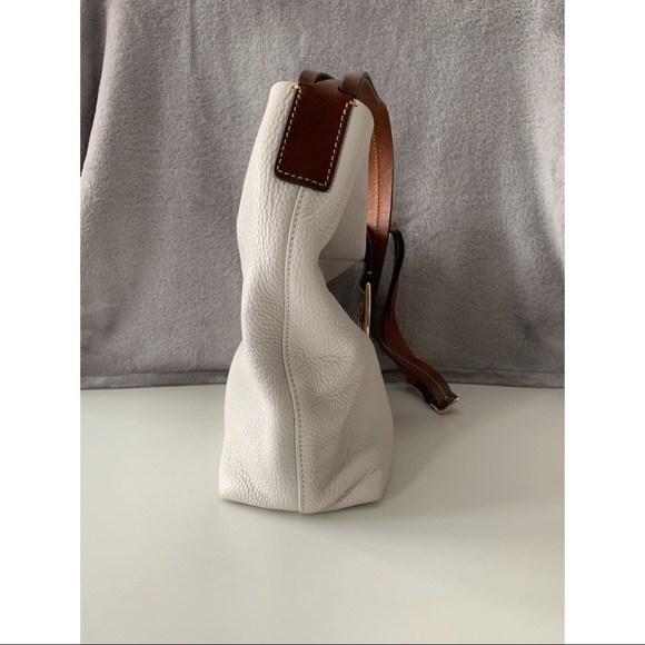 Dooney & Bourke Pebble Leather Logo Lock Hobo - Picture 3 of 16